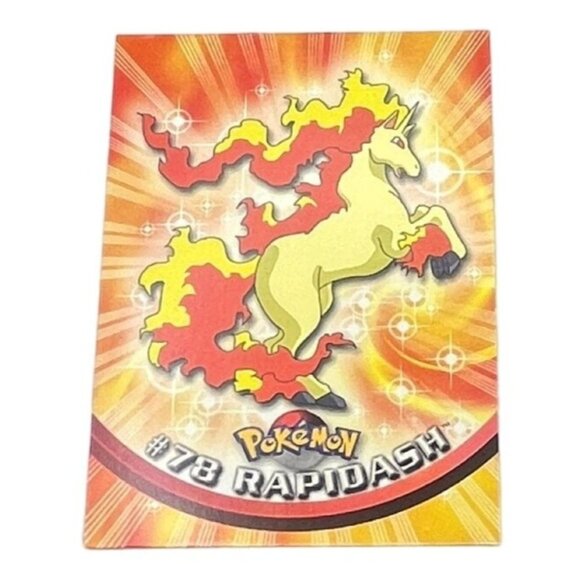 Rapidash Pokemon Card Topps #78 TV Animation Edition Series Blue Logo - Picture 1 of 5